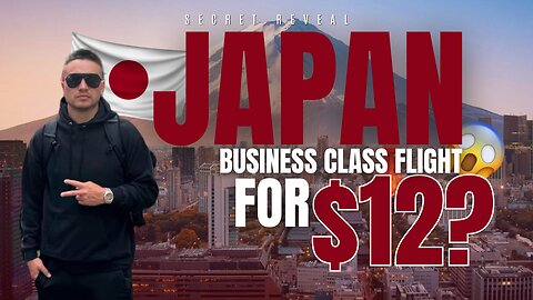 How You Can Fly Business Class to Japan for $12