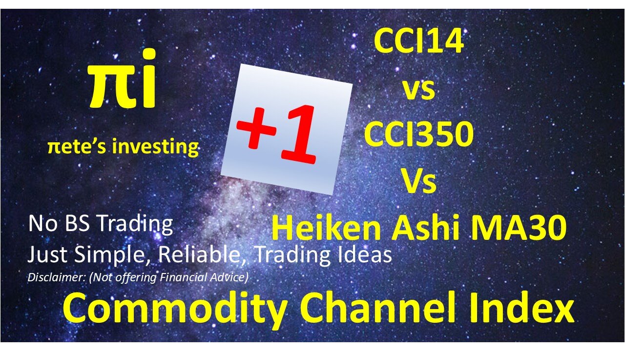 CCI14 vs CCI350 vs Heiken Ashi MA30 CCI150 Trading Strategies