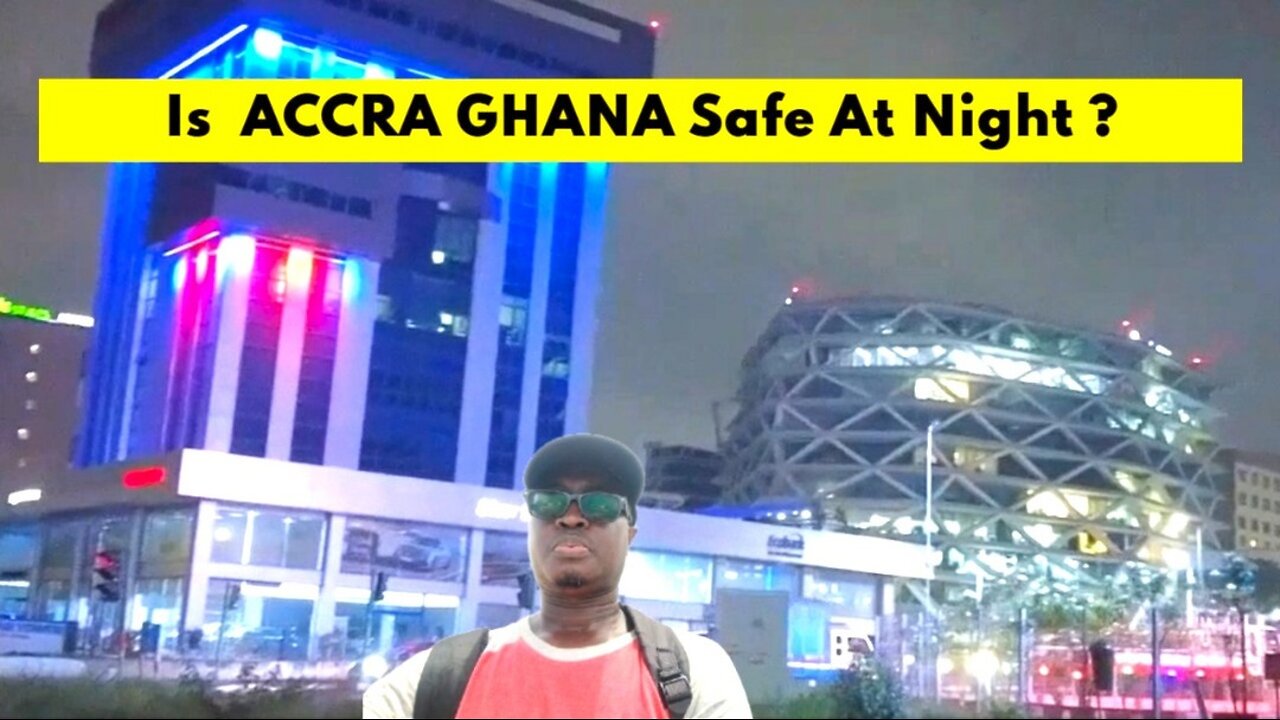 Accra Ghana at Night