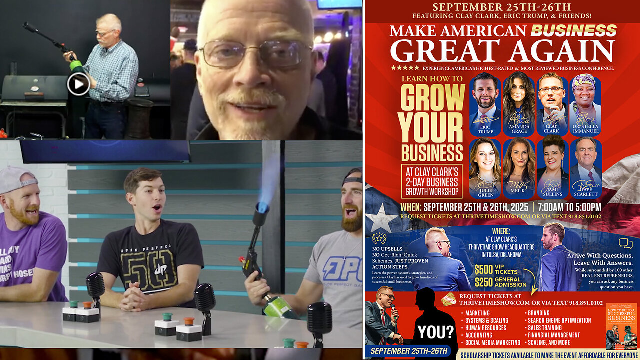GrillBlazer.com | Discover How Clay Clark Helped Bob Healey to Turn His Grill Gun Prototype Into a Profitable Business + Discover How to Go from Knowing to Doing + Join Eric Trump At Clay Clark's Sept. 25- 26 Business Conference
