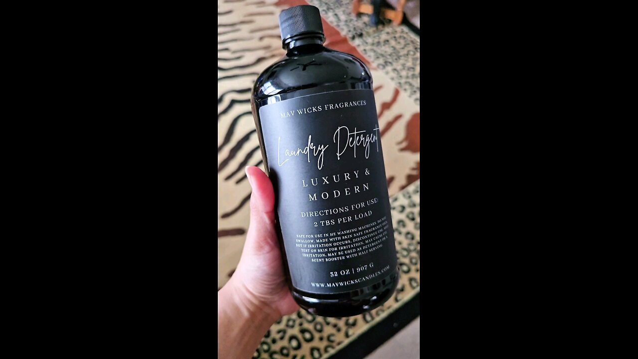 Brazilian Summers Luxury Laundry Detergent smells amazing!