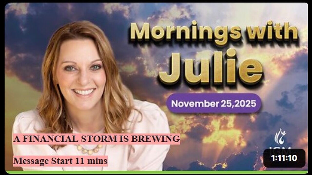 Julie Green subs A FINANCIAL STORM IS BREWING