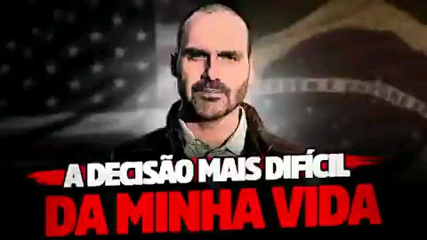 Deputado Federal Eduardo Bolsonaro Abre Mão do Seu Mandato Para Lutar Contra a Ditadura Brasileira.