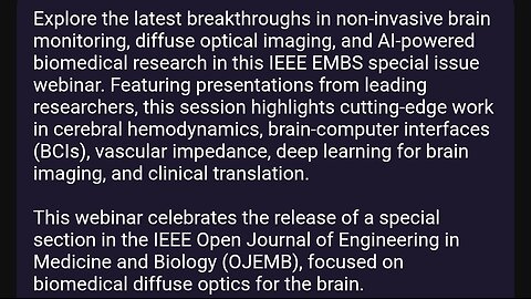 Biomedical Diffuse Optics for the Brain | IEEE EMBS OJEMB Webinar