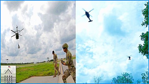 U.S. Army National Guard XCTC Sling Load Exercise at Fort Cavazos