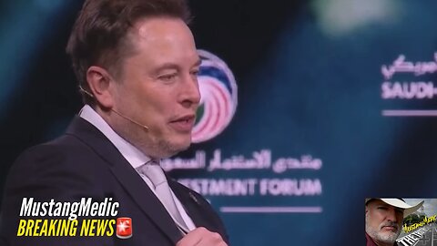 BREAKING NEWS🚨 Elon Musk speaks at the Saudi-US Investment Forum.