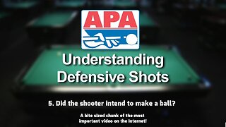 Defensive Shots - Ep. 5 - Did the shooter intend to make the ball!?