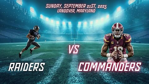 Las Vegas Raiders @ Washington Commanders, Week 3, Diggin' Deeper Into the NFL