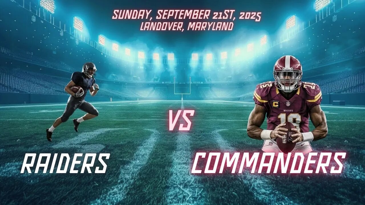 Las Vegas Raiders @ Washington Commanders, Week 3, Diggin' Deeper Into the NFL