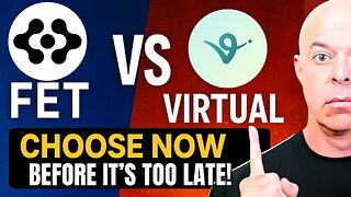 FET vs VIRTUAL : Which AI Agent Crypto Will Explode in 2025? (Pick the Right One or Miss the Run)