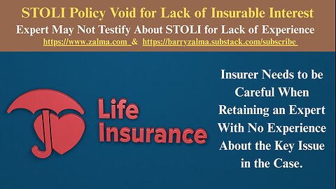 STOLI Policy Void for Lack of Insurable Interest
