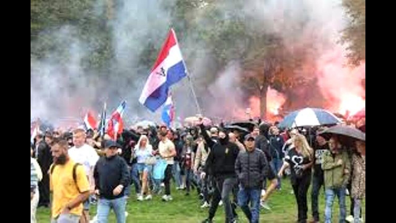 ტელეგრამი. ბრიტანეთის შემდეგ ჰოლანდია: ანტიმიგრანტები ჰააგაში გამოვიდნენ. 21. 09. 2025