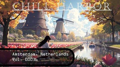 Ambient Chillstep | Relaxing Study, Work, Deep Focus in Amsterdam, Netherlands