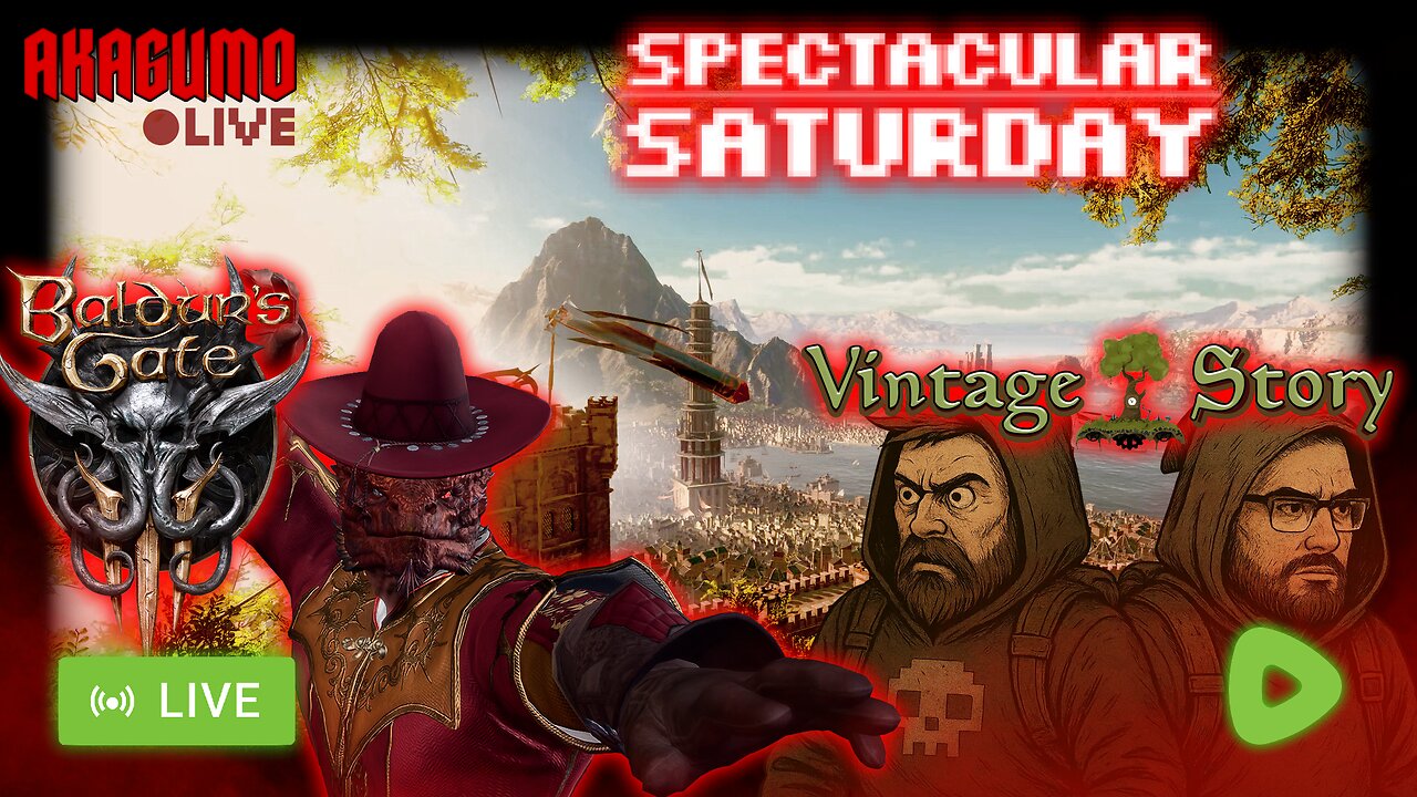 🕸 LIVE - AKAGUMO - SPECTACULAR SATURDAY #29 - VARIETY!