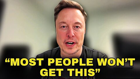 I Didn’t Want to Make This Video… But Only 1% of Seniors Will Understand This | Elon Musk
