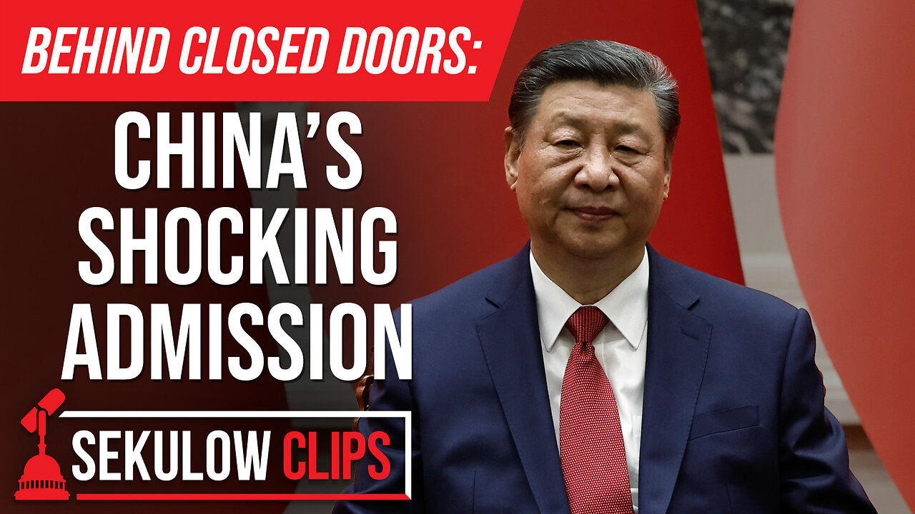 Behind Closed Doors: China Shocking Admission
