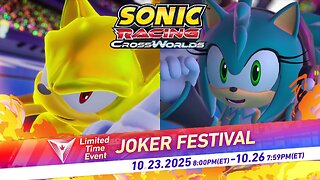 Sonic Racing Crossworlds Online Joker Festival with Mods - 10/25/25