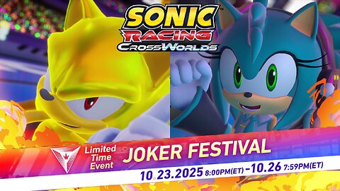 Sonic Racing Crossworlds Online Joker Festival with Mods - 10/25/25