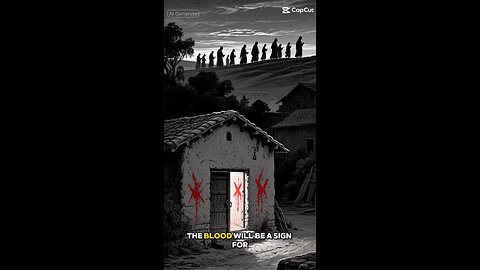 “The blood will be a sign for you, and when I see the blood, I will pass over you…” – Exodus 12:13