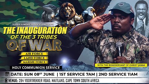 The Inauguration of the 3 Tribes of War with The Bondservant of Christ John | 2nd Service
