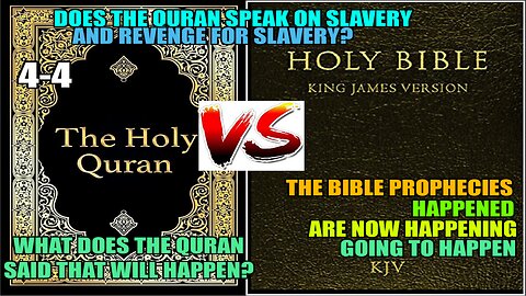Fulfilled Prophecies of The Quran VS Fulfilled Prophecies Of The Bible 4-4