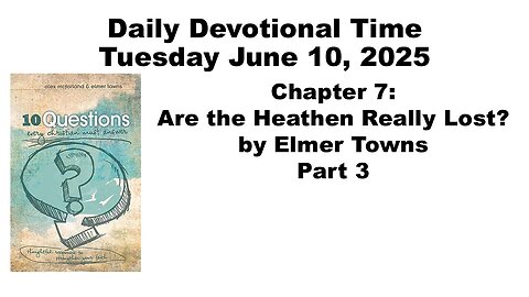 Daily Bible Study 06-10-2025 