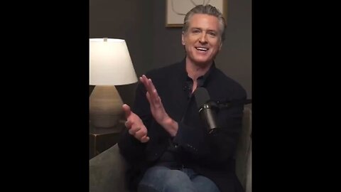 Empty Gestures: Good Luck Figuring Out What Gavin Newsom's Doing With His Hands In This Podcast Clip