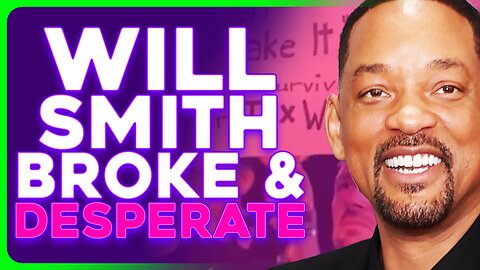 Will Smith DESPERATE to Stay Relevant, FAKING Fans in The Crowd