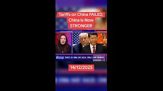 Tariffs on China FAILED, China Is Now STRONGER