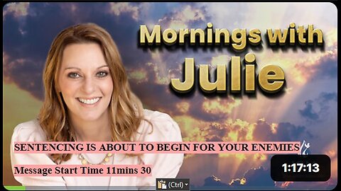 Julie Green subs SENTENCING IS ABOUT TO BEGIN FOR YOUR ENEMIES