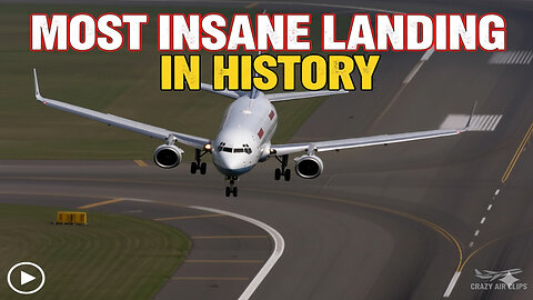 Most Intense Landing in History 😱🔥✈️ Unbelievable Pilot Skills & Heart-Stopping Moment 👀⚡