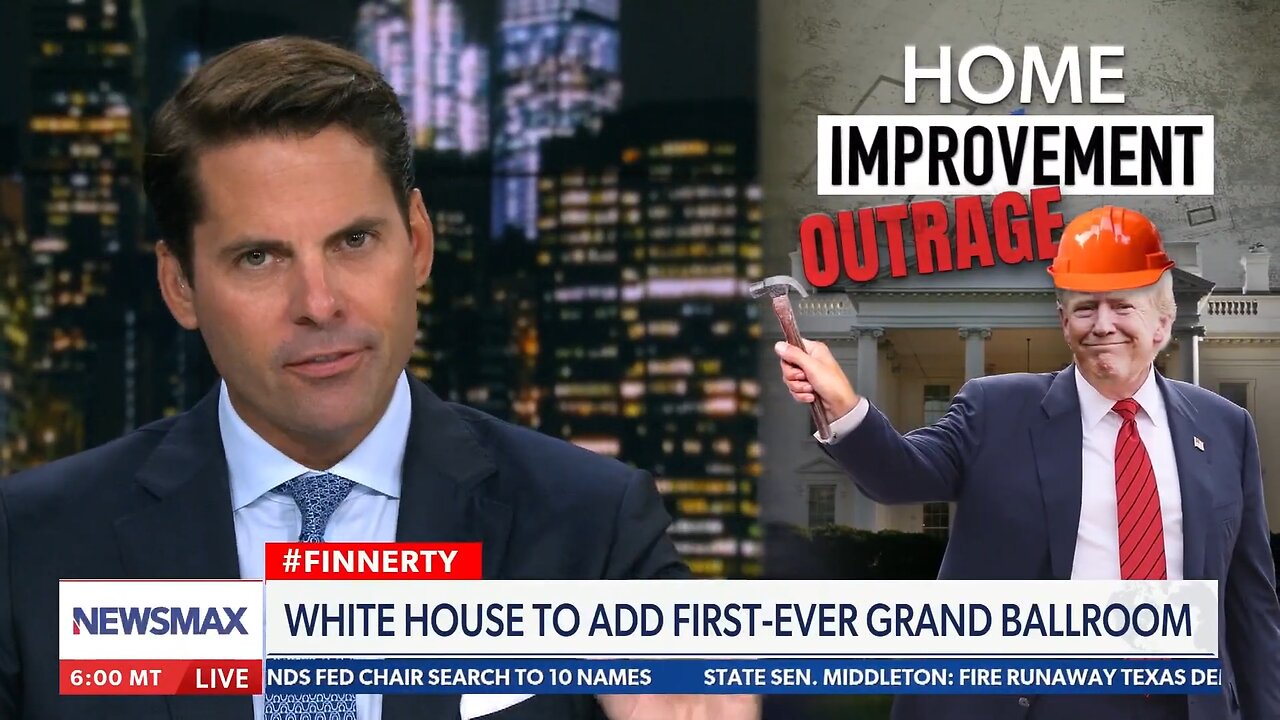 Liberals hilariously triggered by Trumps White House plans: Finnerty