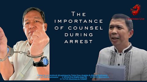 The importance of counsel during arrest
