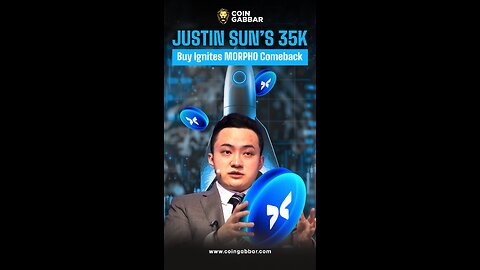 Justin Sun’s 35K Buy Ignites MORPHO Comeback