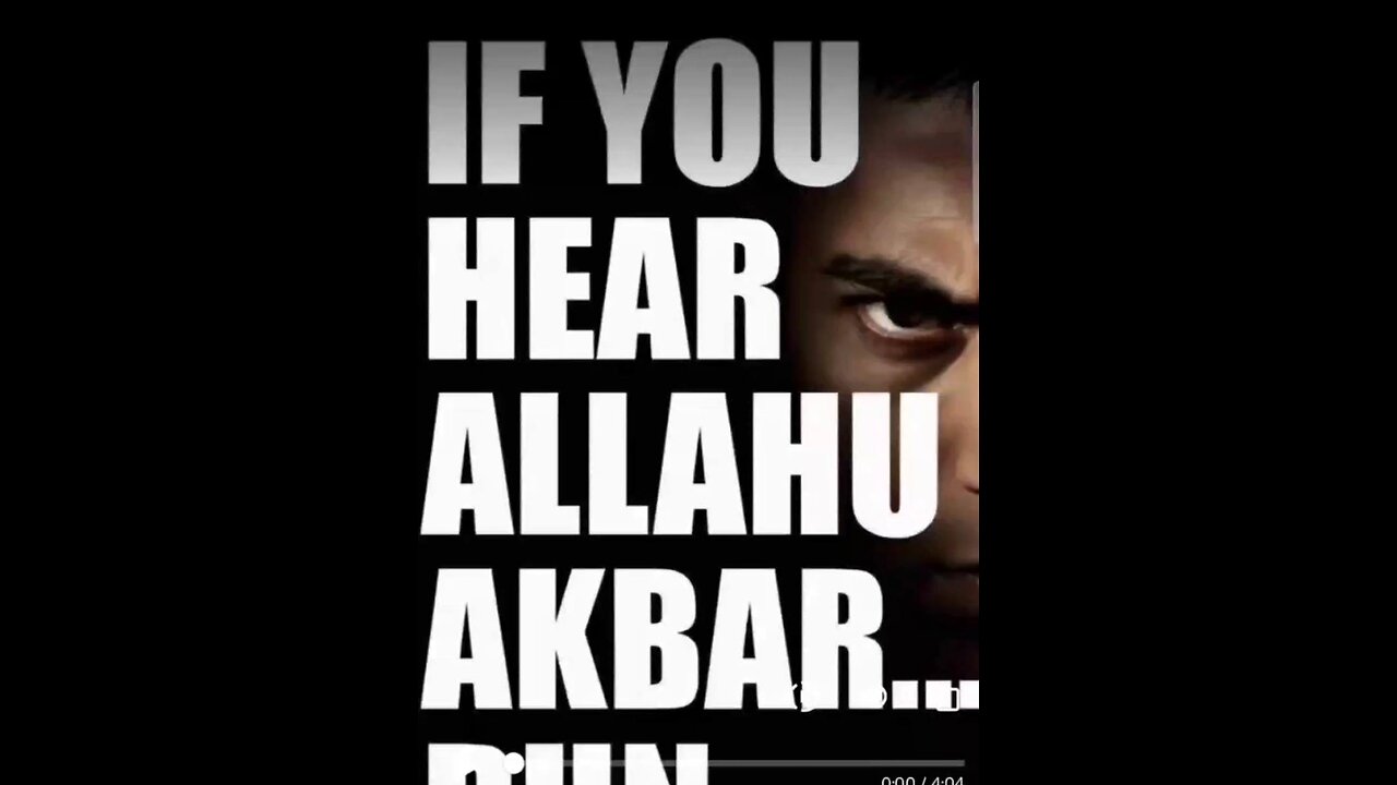 Captioned - If you hear "Allahu Akbar", you run...