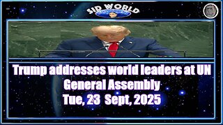 Trump addresses world leaders at UN General Assembly About EU & Climate change is a con job