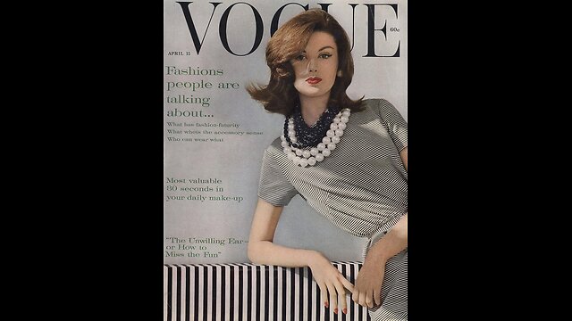 Vogue Magazine, April 1960 ASMR #relax, #chill