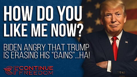 Trump's Winning Streak! Biden says Trump is Erasing His "Gains" HAHAHA!