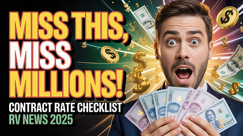 Miss This, Miss Millions! Contract Rate Checklist for Smart Currency Holders! 💥 Iraqi Dinar Rv News