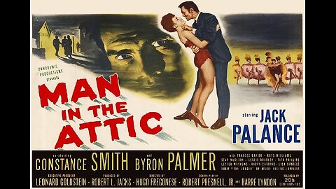 MAN IN THE ATTIC 1953 Remake of The Lodger Where a Boarder May be Jack the Ripper FULL MOVIE in HD