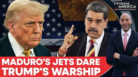 Maduro's Fighter Jets Buzz Near Trump's Navy Destroyer | Caribbean Standoff | Firstpost America