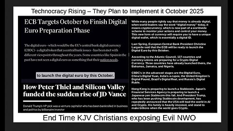 Technocracy Rising – They Plan to Implement it October 2025