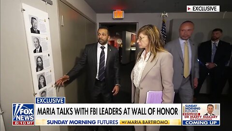 FBI leaders Patel, Bongino give exclusive look at agency's Wall of Honor