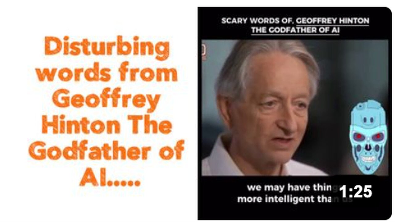 😳 Disturbing words from Geoffrey Hinton The Godfather of AI.....