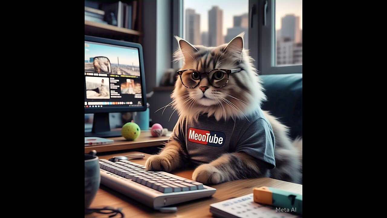 Cat funny video