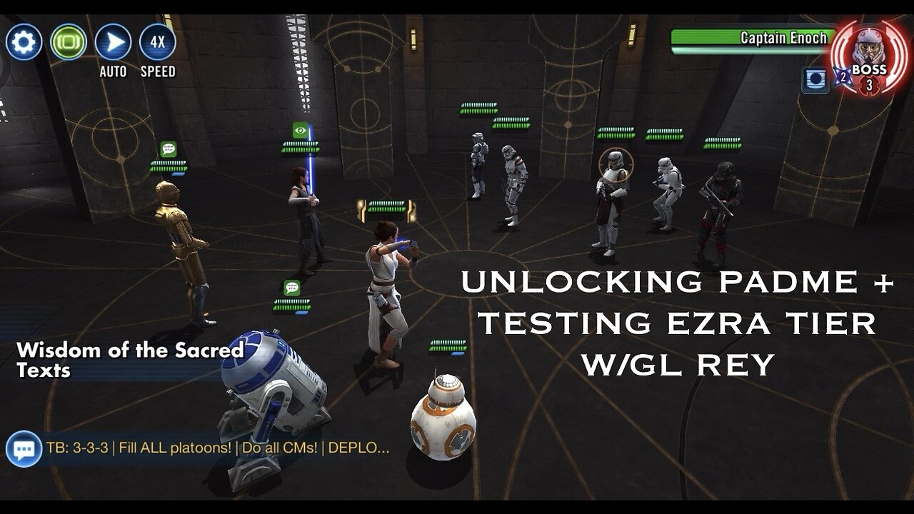 Proving Grounds Event: Unlocking Queen Amidala + Testing GL Rey on Ezra Tier