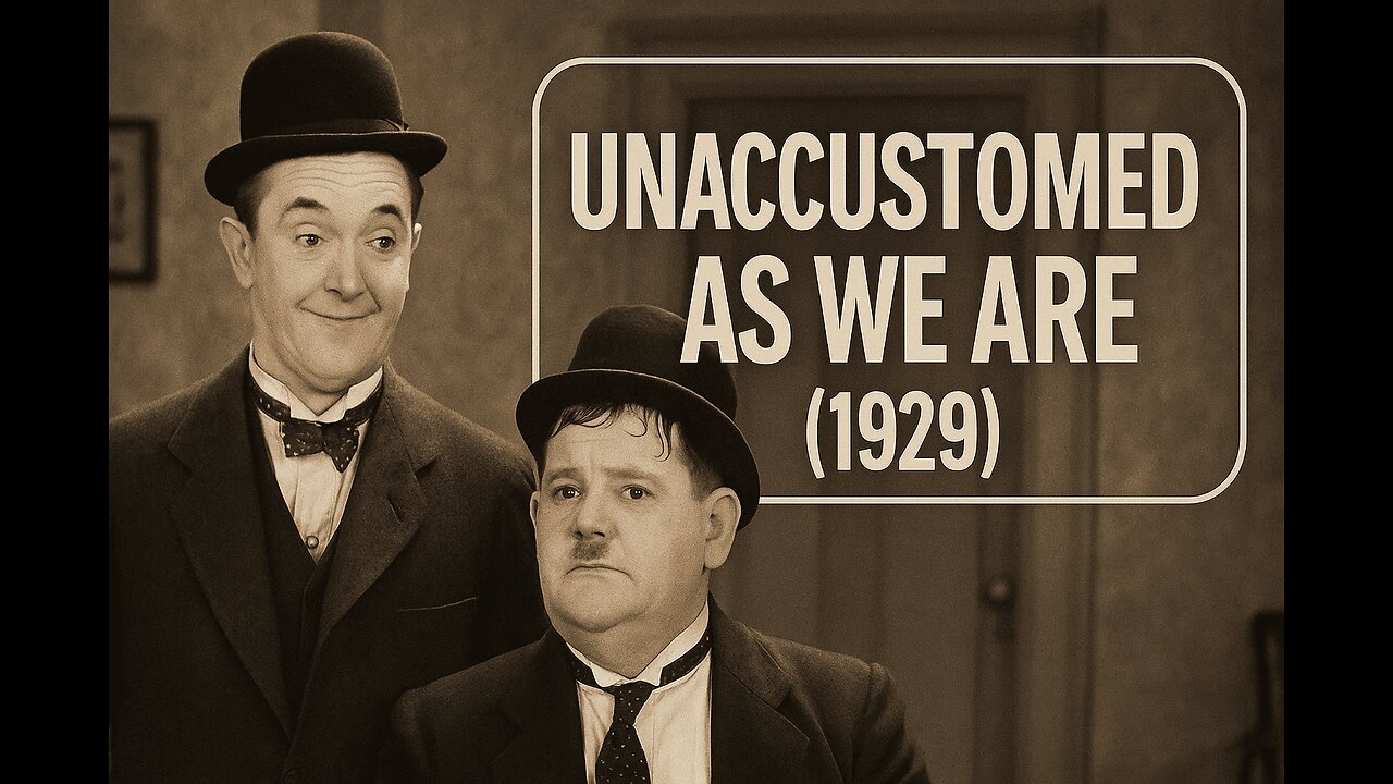 Unaccustomed As We Are (1929) | Laurel & Hardy’s First Talkie Comedy Short