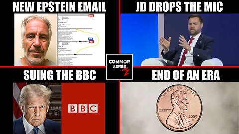 Trump Epstein Email Leak, JD Vance Drops The Mic, Trump Suing The BBC, U.S. Ends the Penny