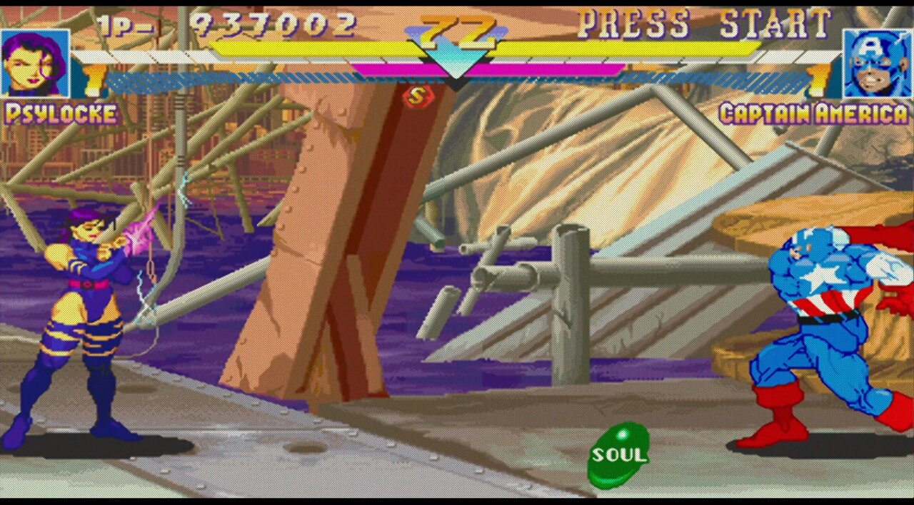 Psylocke vs Captain America