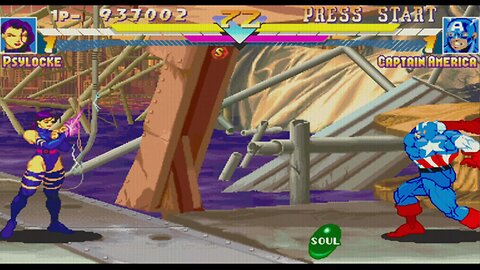 Psylocke vs Captain America